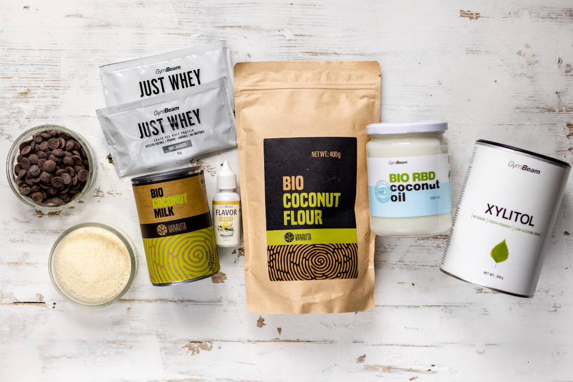 Pločice od kokosa prelivene čokoladom - Sastojci