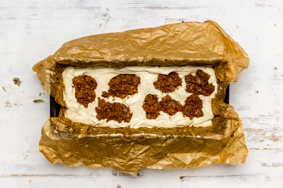 Cheesecake s okusom rolice cimeta - slaganje