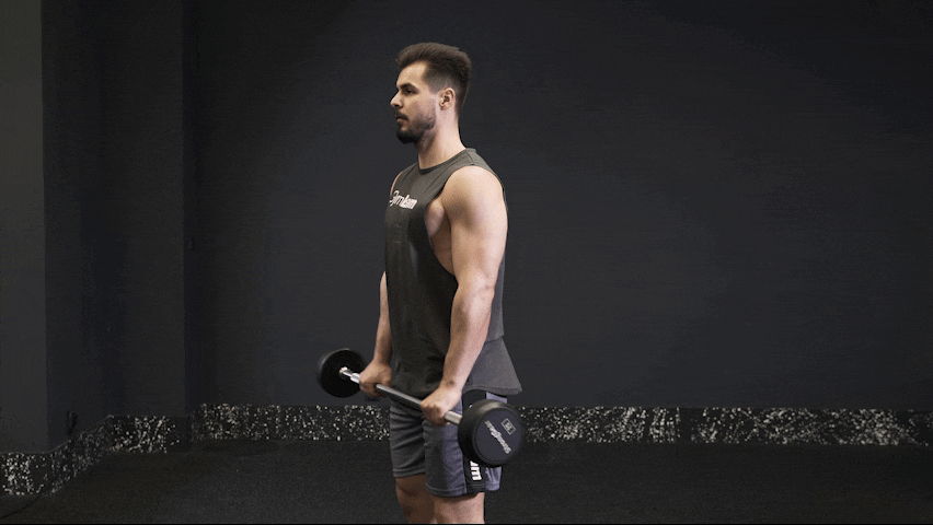 Kako pravilno izvesti biceps pregib obrnutim hvatom na šipki?