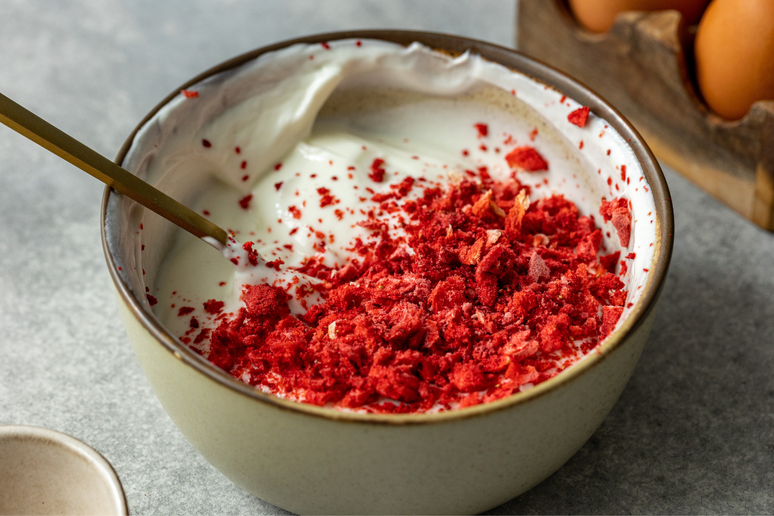 Mekana torta s kremom od jagoda - priprema kreme