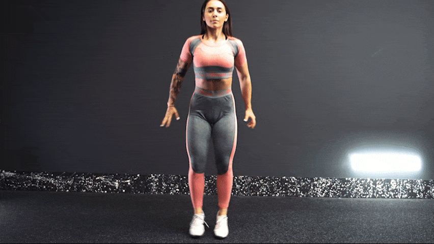 Kako izvesti skok čučanj iz širokog u uski stav? Kako izvesti skok čučanj iz širokog u uski stav?