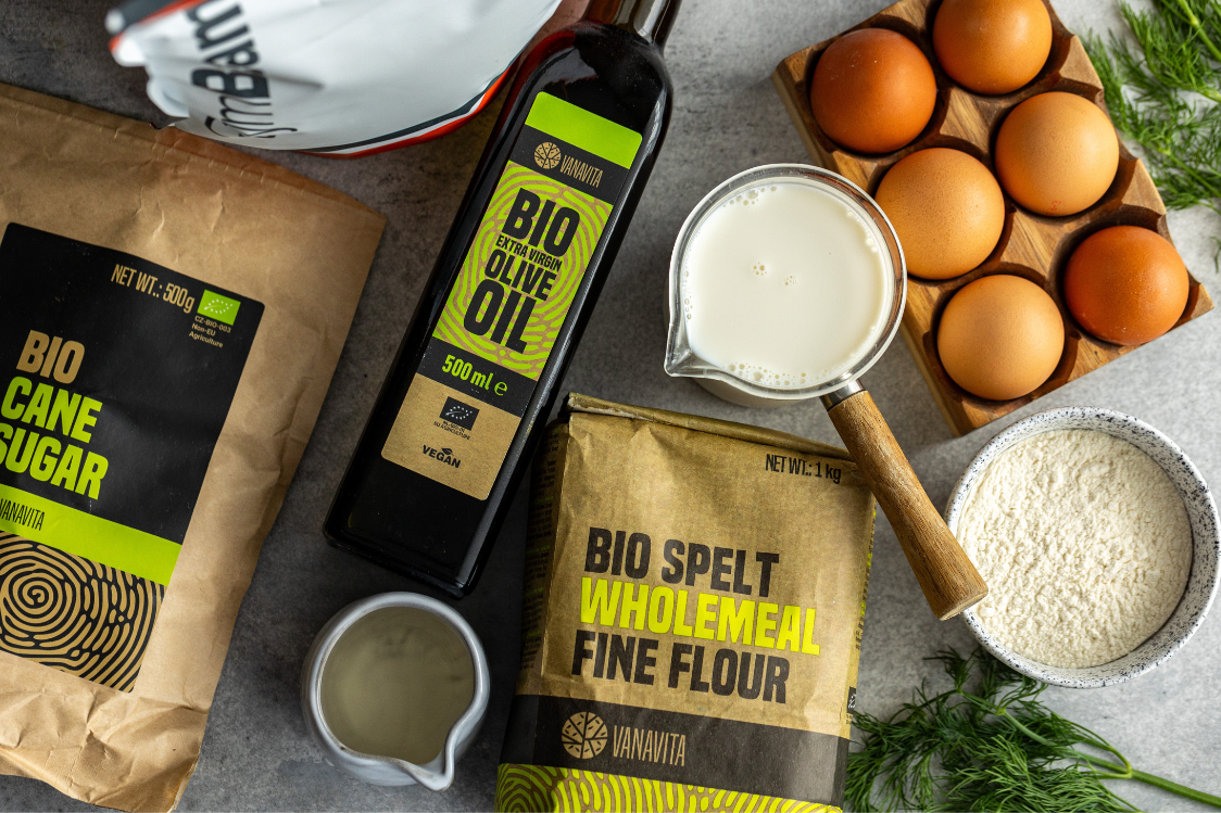 Umak od kopra s proteinskim knedlama od češkog kruha