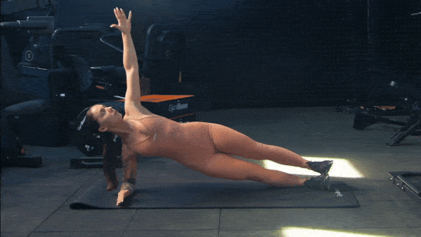 Kako izvoditi bočni plank "Thread the needle"?