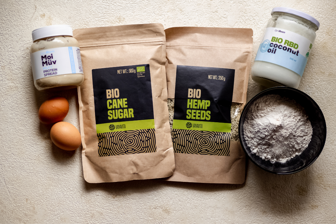 Muffini sa sjemenkama konoplje - sastojci