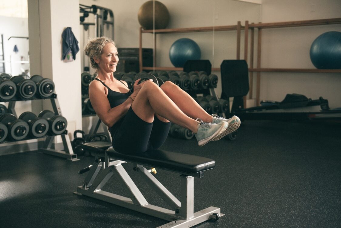 Dobivanje mišića kod starijih žena