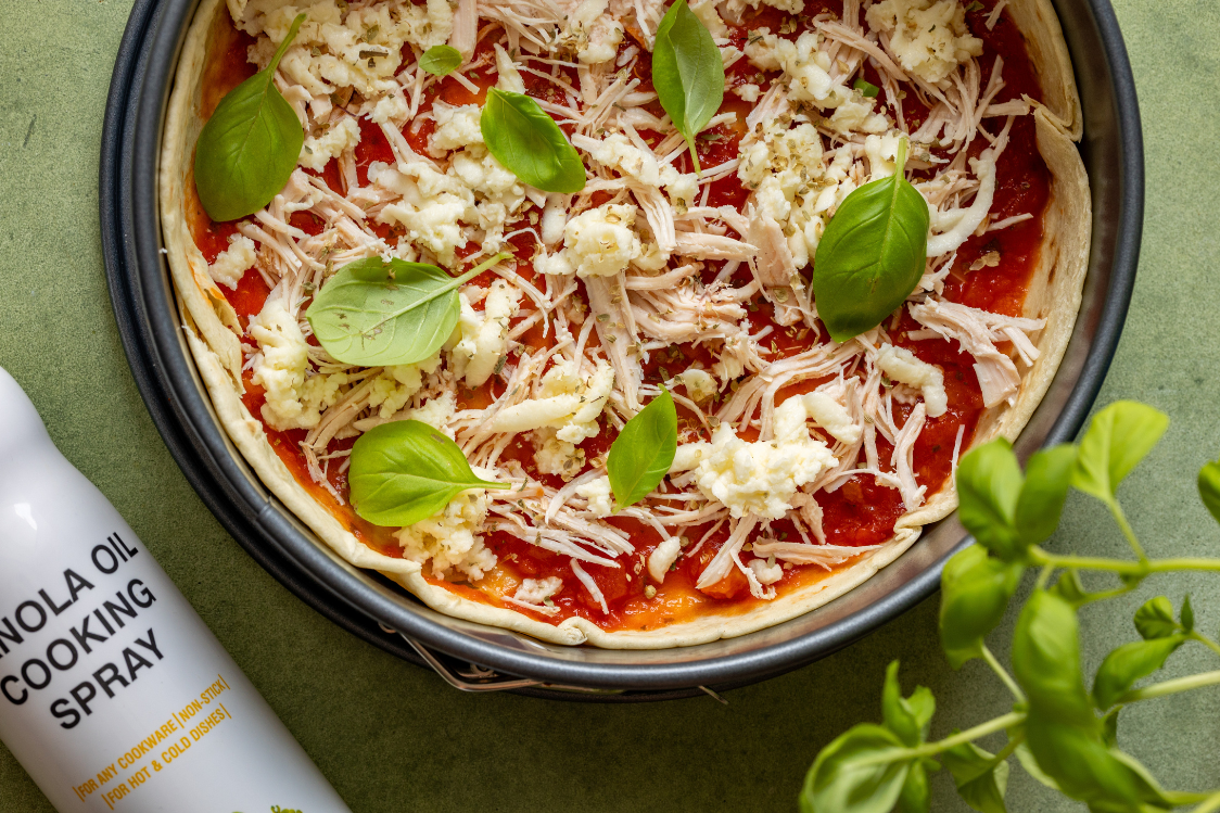 Slana tortilja torta - slaganje