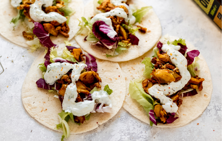 Fitness recept: kebab u tortilji s umakom od češnjaka