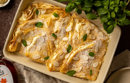 Fitness recept: zapečene palačinke s kremom od svježeg sira