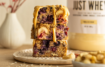 Fitness recept: zobene kocke s borovnicama