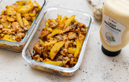 Fitness Recipe: Pečena pileća prsa s krumpirom i light majonezom