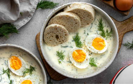 Fitness recept: Umak od kopra s proteinskim knedlama od češkog kruha