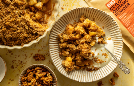 Fitness recept: Crumble pita od jabuka s cimetom
