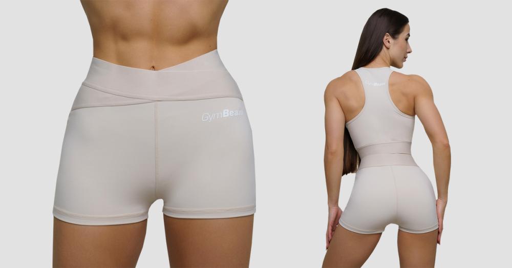 Women‘s Agile Shorts Desert - GymBeam	