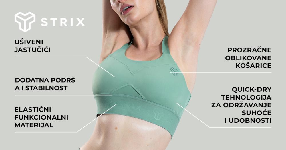 Nebula sportski grudnjak crni - STRIX