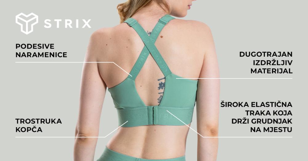 Nebula sportski grudnjak crni - STRIX