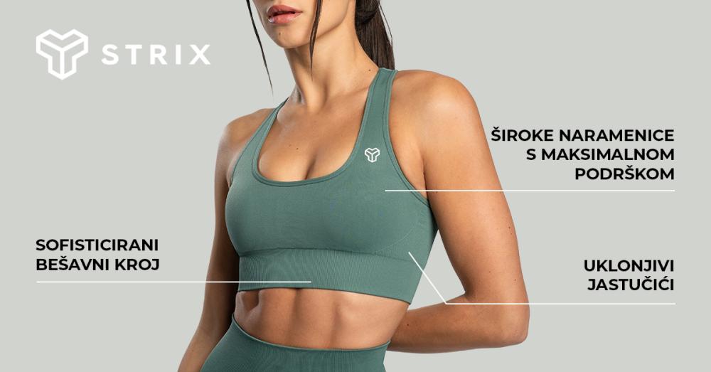 Bešavni sportski grudnjak Moss - STRIX