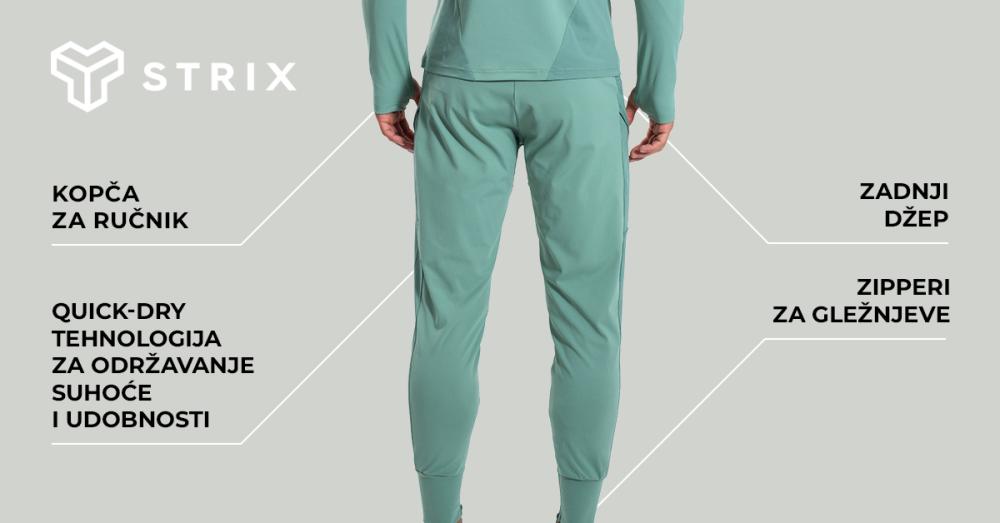 ULTRA crne sportske hlače - STRIX