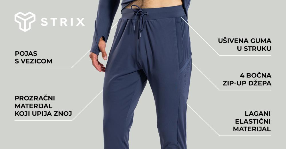 ULTRA crne sportske hlače - STRIX