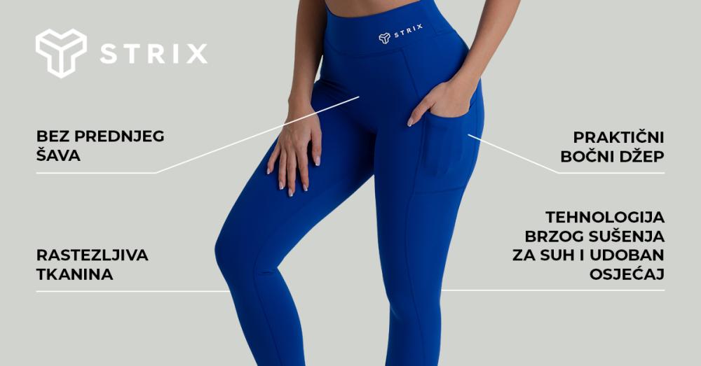 Ženske tajice ZOA crne - STRIX