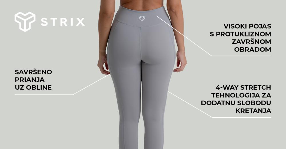 Ženske tajice ZOA crne - STRIX