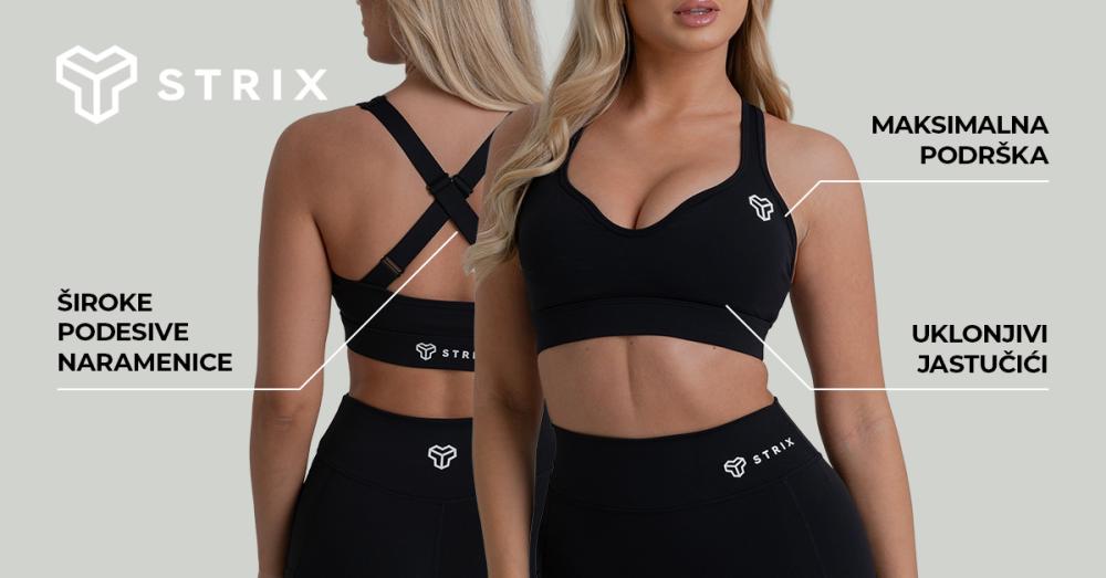 ZOA Sportski grudnjak Crni - STRIX