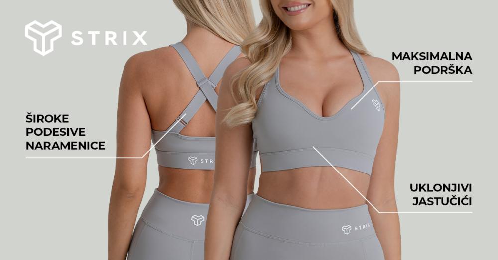 ZOA Sportski grudnjak Crni - STRIX