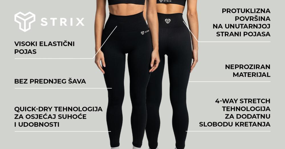 Ženske bešavne tajice Moss - STRIX