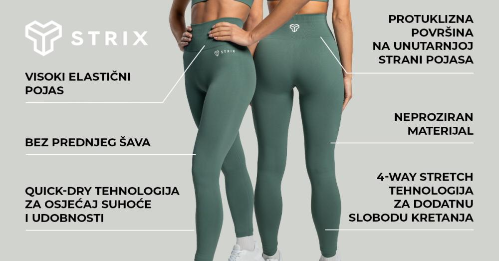 Ženske bešavne tajice Moss - STRIX