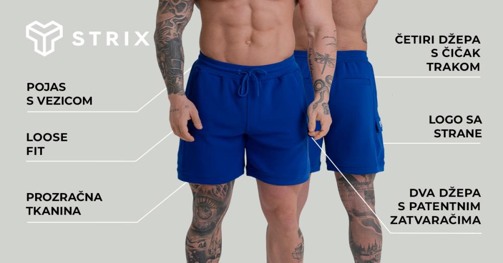 Kratke hlače ZOA crne - STRIX