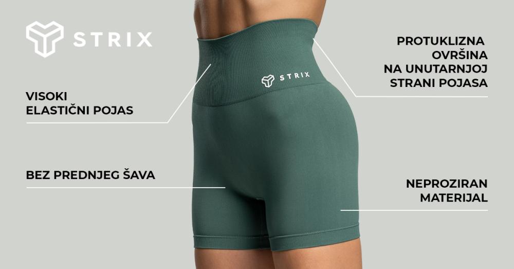 Ženske bešavne kratke hlače Moss - STRIX