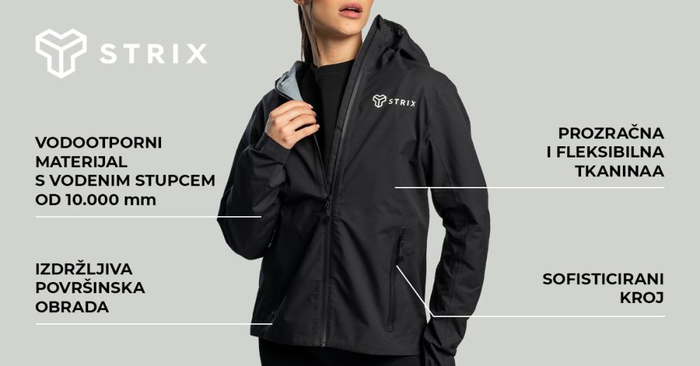 Ženska Vertex jakna crna - STRIX