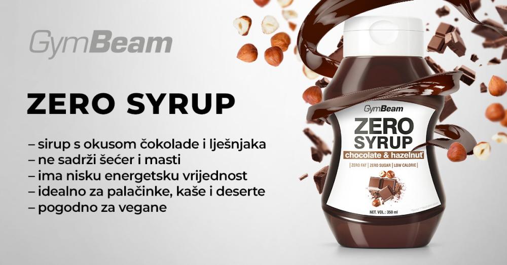 ZERO SIRUP Čokolada i lješnjak - GymBeam