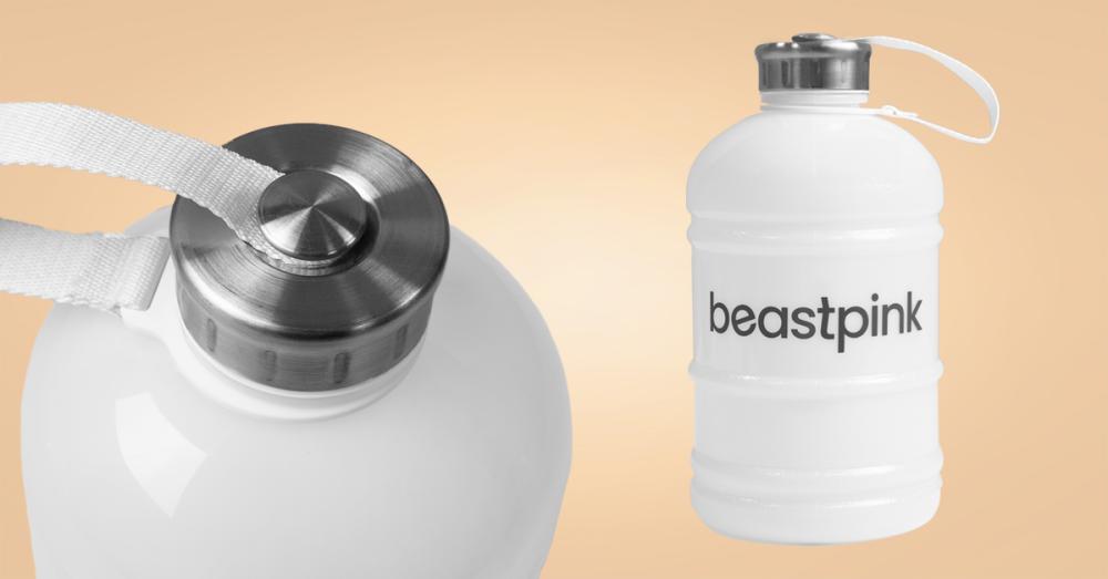 Hydrator Bottle 1.89 l White - BeastPink