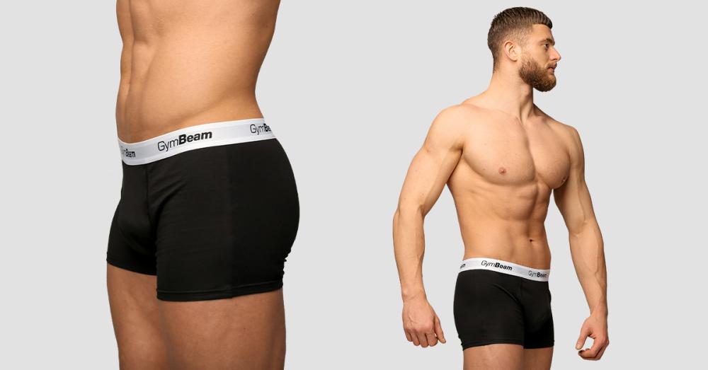 Muške boksačice Essentials 3Pack crne - GymBeam