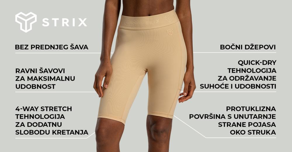 Lunar Biker Shorts Sandshell - STRIX