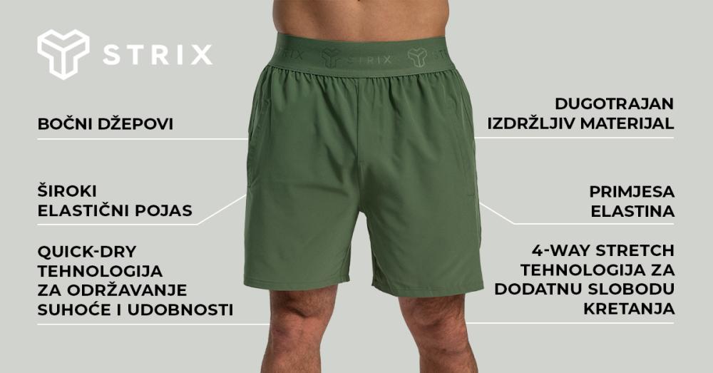 Muške kratke hlače Lunar Cedar Green - STRIX