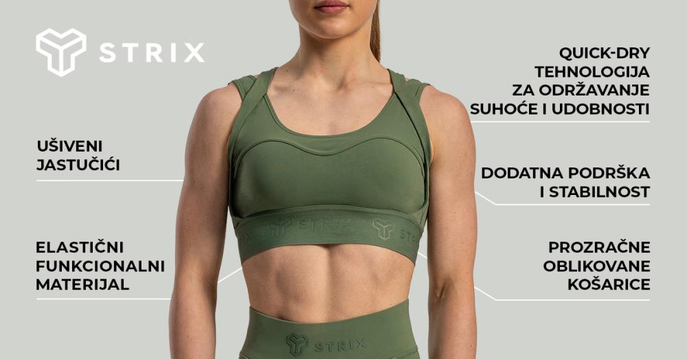 Lunar Sports Bra Cedar Green - STRIX