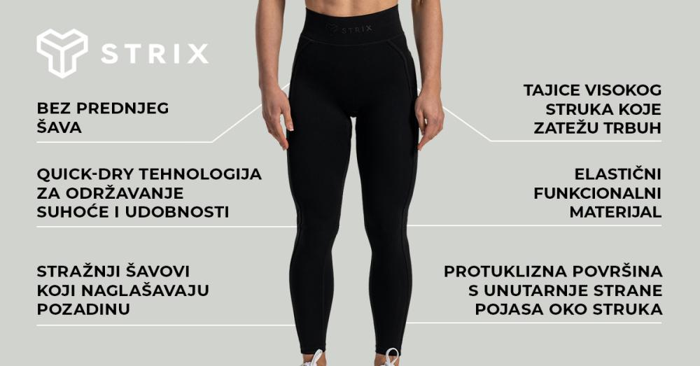 Ženske Lunar tajice crne - STRIX