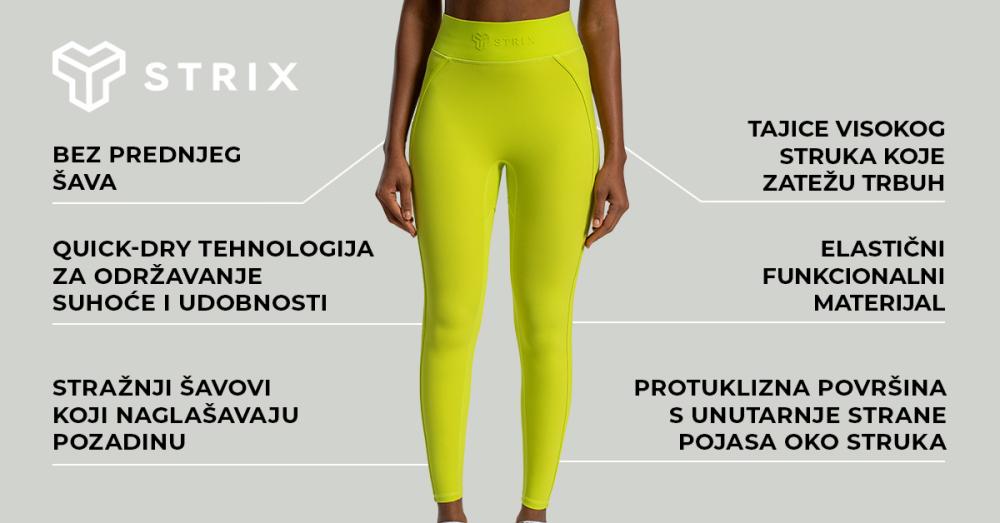 Women's Lunar Leggings Chartreuse - STRIX