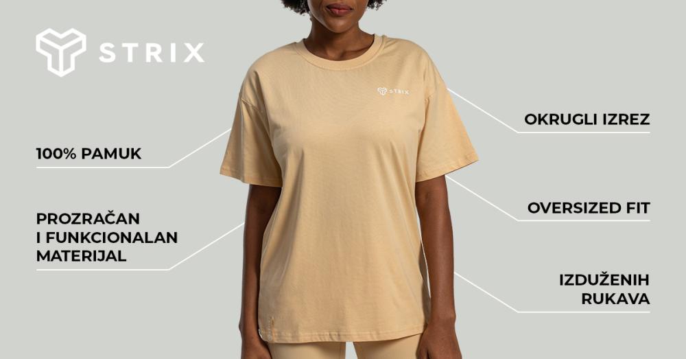 Dámske tričko Lunar Oversized Sandshell - STRIX