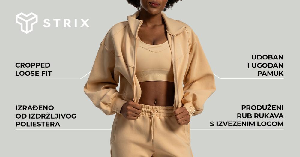 Dámska mikina Lunar Zip-Up Sandshell - STRIX