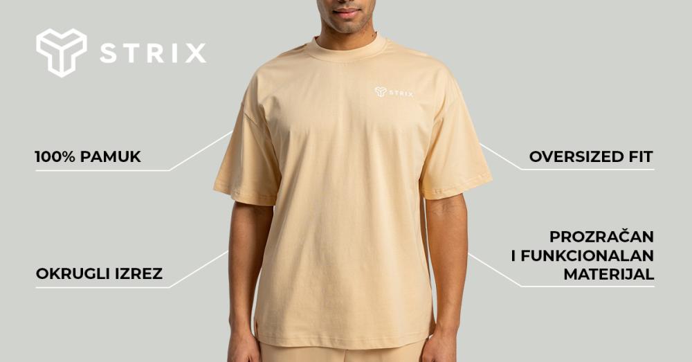 Oversized Tee Sandshell - STRIX