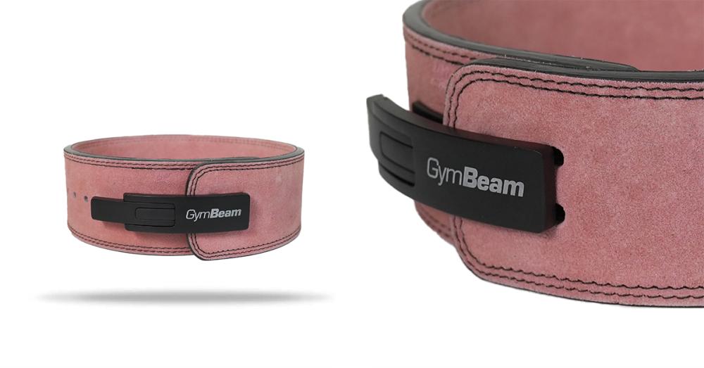 LEVER Pojas za dizanje utega Pink - GymBeam 