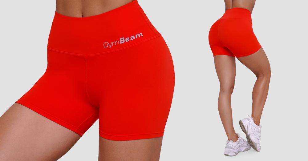 Women's BEAT Shorts Tangerine - GymBeam