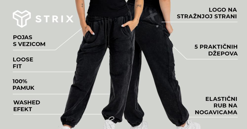 Ženske isprane joggerice Terra - STRIX