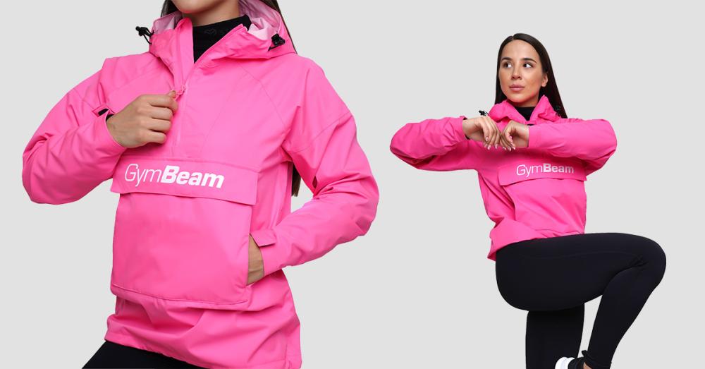 Women's Rain Smock Jacket Fuchsia - GymBeam