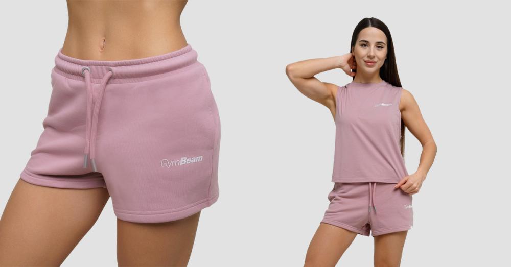 Women's Agile Sweatshorts Woodrose - GymBeam