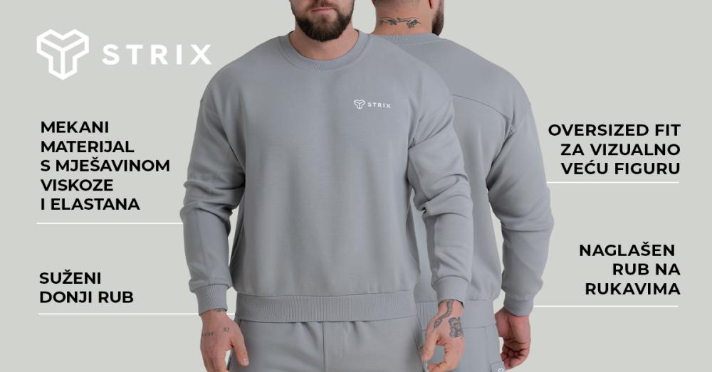 ZOA Opuštena majica crna - STRIX