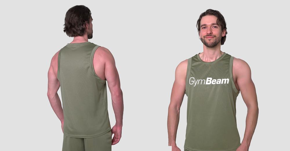 Mesh Essence Green Tank Top - GymBeam