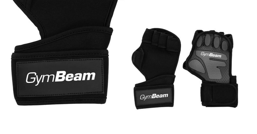 Rukavice za fitness Heavy Grip crne - GymBeam